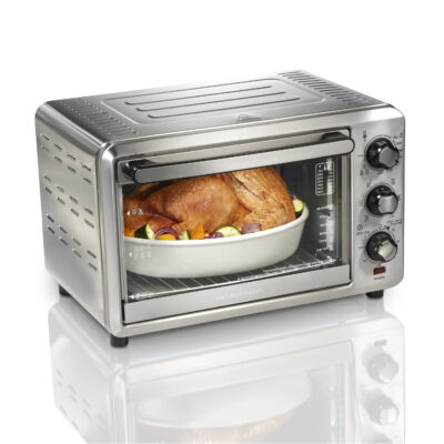 Hamilton Beach Sure-Crisp Air Fryer Toaster Oven, 6 Slice Capacity, Stainless Steel