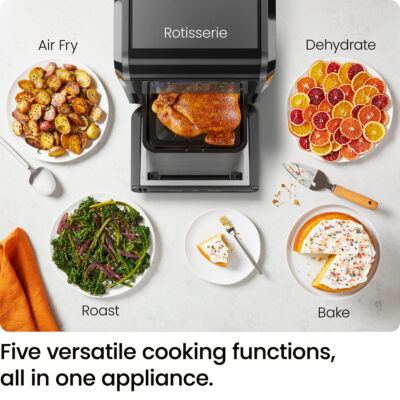 Chefman ExactTemp 12 qt Air Fryer, Black - Automatic Shutoff, Digital Display - Image 4