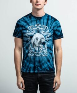 LORE OLYMPUS - HADES THE SCOUNDREL BLUE TIE DYE UNISEX T-SHIRT