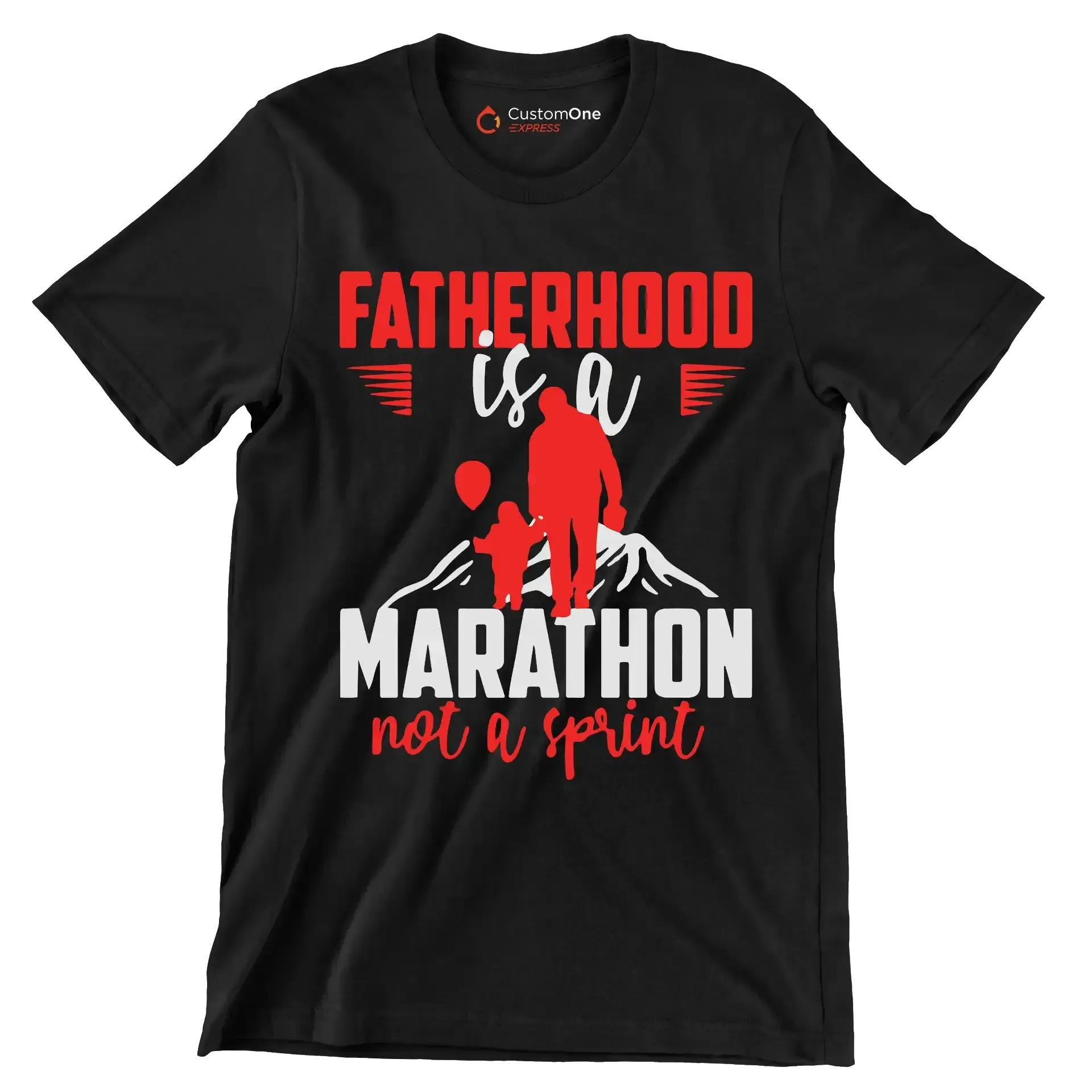 Atherhood is a marathon not a sprint - T-Shirt