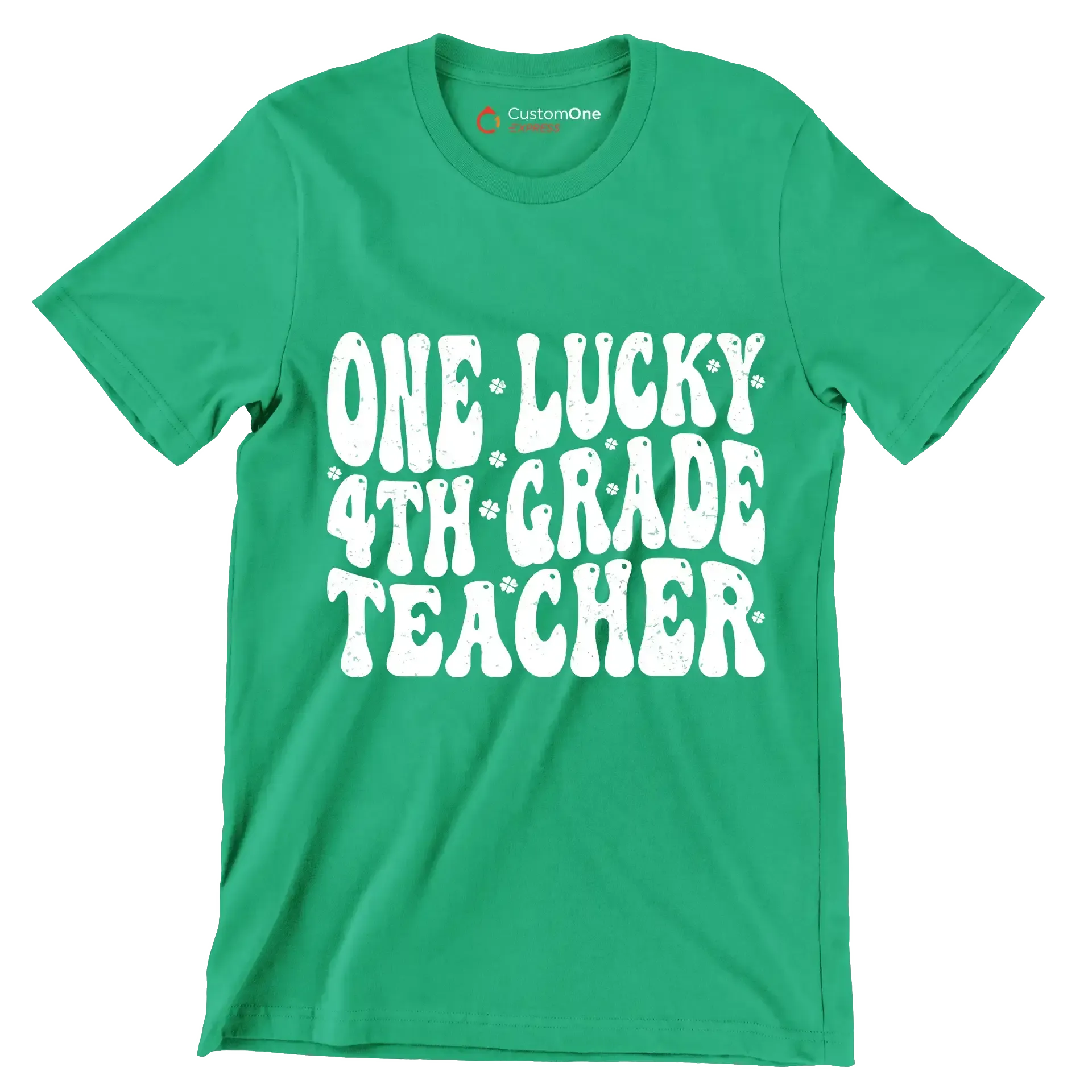 One Lucky 4th Grade Teacher - T-Shirt